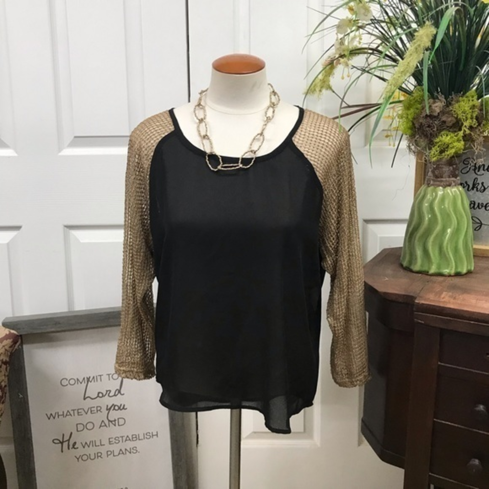 Jealous Tomato 3/4 Sleeve‎ Blouse S